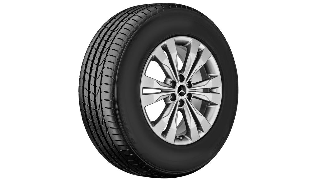 Cerchio a 6 doppie razze, 45,7 cm (18 pollici), Classe X, 255/60 R18/, grigio Himalaya, A4704015600