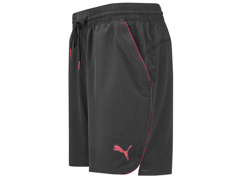 Pantaloni sportivi AMG da uomo, nero / rosso, B66959536