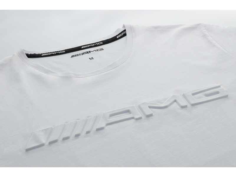 T-shirt AMG da uomo, bianco, B66958900