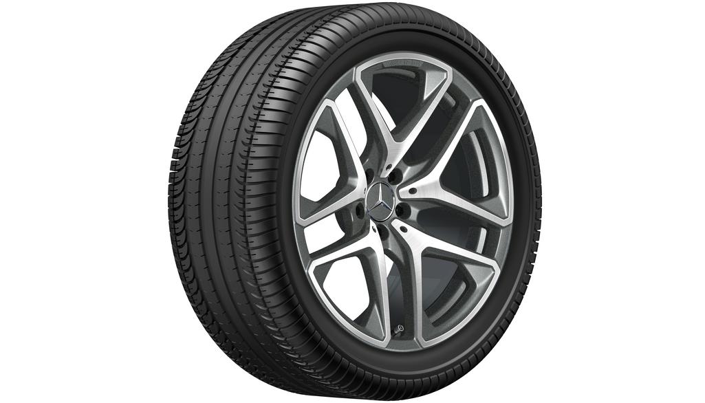 Cerchio AMG a 5 doppie razze, grigio titanio, Michelin, Pilot Alpin 5 SUV MO1, 295/40 R20 110V XL, invernale, Q440301510560G22020