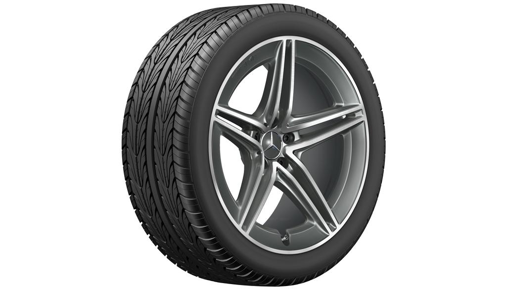 Cerchio AMG a 5 doppie razze, grigio tantalio, Michelin, Pilot Alpin 5 MO1, 265/40 R20 104W XL, invernale, Q440141512590G2