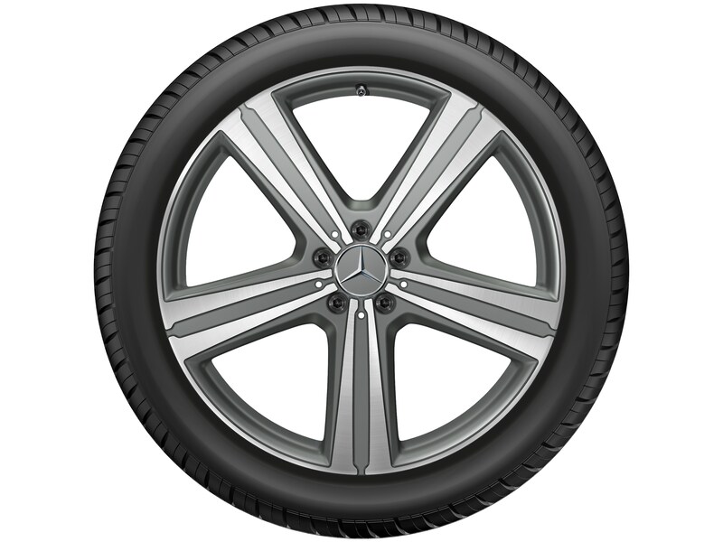 Cerchio a 5 razze Grigio Himalaya Lucido Tornito, Michelin, Latitude Sport 3 MO, 275/45 R21 107Y, Estate, Q4406515100700J2022