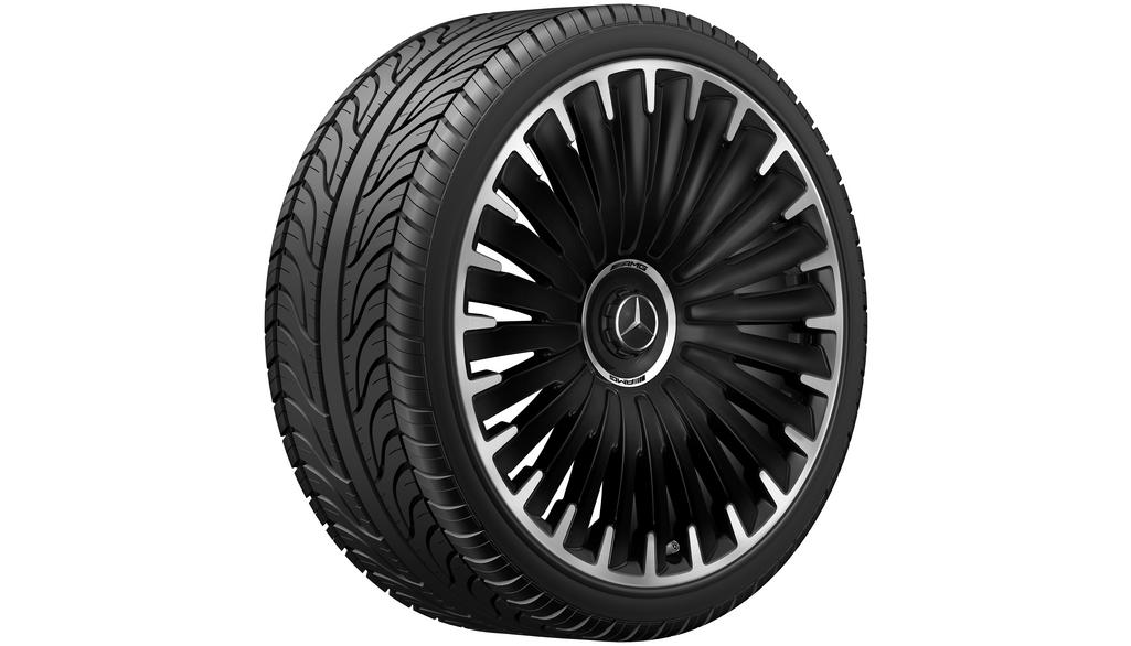 Cerchio multirazze AMG, 55,9 cm (22 pollici), lucido, 275/35 R22/, nero opaco, A29440116007X36