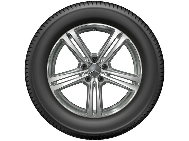 Cerchio a 5 razze, 45, grigio himalaya, Pirelli, Scorpion Winter MO, 235/60 R18 103H, Winter, Q440141715360G2