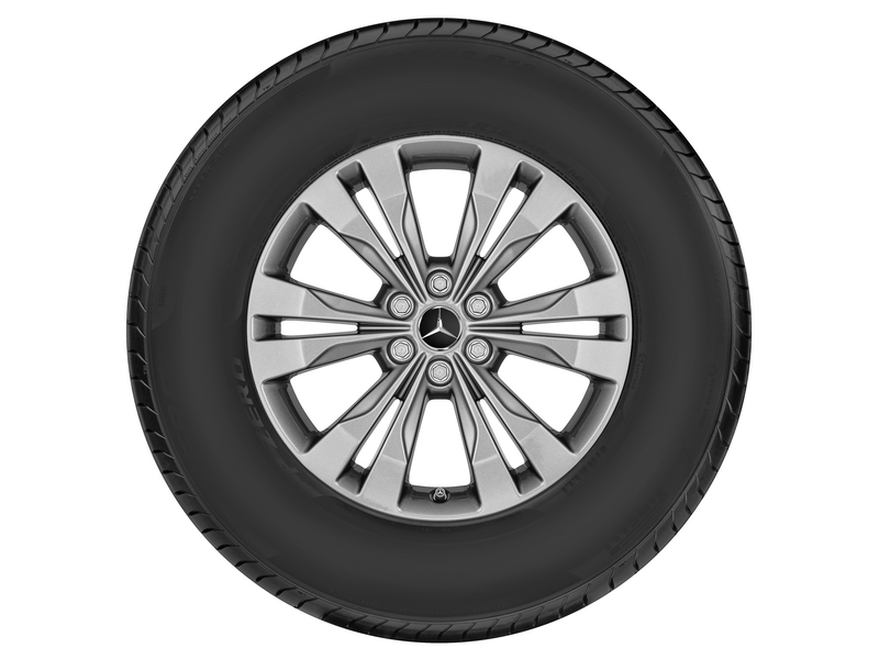 Cerchio a 6 doppie razze, 45,7 cm (18 pollici), Classe X, 255/60 R18/, grigio Himalaya, A4704015600